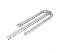 Comgooldool Bruciatore per barbecue in acciaio inox per grigliare, a forma di H, a forma di U o rotondo, compatibile con forni da tavolo, materiale 304 per resistenza alla ruggine e uso ad alte