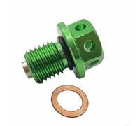 Comgooldool Bullone magnetico di scarico dell'olio da 12 mm con foro per filo di sicurezza per moto, ATV UTV, vite in alluminio 6061-T6, vite per tappo del pozzetto del motore, dado cattura detriti in