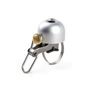 Comgooldool Campanello per bicicletta in lega di alluminio retrò per mountain bike e bici da strada, anello per manubrio ad anello con allarme, accessorio per ciclismo, colore: nero, argento, oro