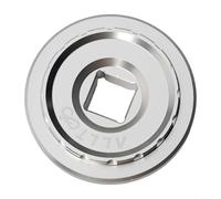 Comgooldool Chiave a bussola T47 per movimento centrale 16T 52,2 mm per Trek Emonda SRAM-DUB adattatore di manutenzione bicicletta in lega di alluminio argento 45 g