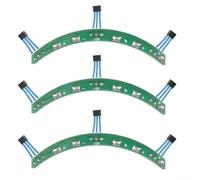 Comgooldool Confezione da 3 schede sensore Hall per scooter elettrico, parte di ricambio PCB per mozzo motore per Xiaomi per M365, kit di riparazione facile da installare per correggere guasti del