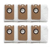 Comgooldool Confezione da 6 sacchetti per aspirapolvere per iHome-AutoVac Nova-S1 Pro Halo-Orbita Eclipse-Luna, sacchetti di ricambio in tessuto non tessuto a 5 strati per AIRROBO-T10 Puls Ultenic-L6