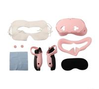 Comgooldool Cover 7 in 1 in silicone Ive per Meta 3S, set di custodie per cuffie VR con nasello anti-perdite, gioia e protezione per lenti, pelle flessibile antiurto per accessori da gioco, colore
