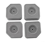 Comgooldool Cuscinetto regolabile per aumentare l'altezza dei mobili, sollevatore di gambe in plastica antiscivolo per letti, 9,5 x 9,5 x 9,5 cm, confezione da 4, supporta fino a 1814,4 kg, design