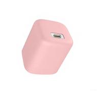 Comgooldool Custodia in silicone antiurto per Baseus 65 W Pro per caricabatterie gan, guscio di copertura anti-polvere, alloggiamento in ABS per lavoro di viaggio, nero, dimensioni 5 x 4 x 4 cm (rosa)