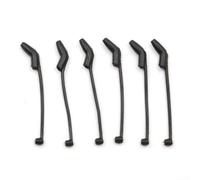 Comgooldool D Rig Kickers Accessori per pesca alla carpa, manicotti in gomma per ami Ronnie e Hair Rig, allineatori anti-groviglio per controllare terminali rig, nero (B10)