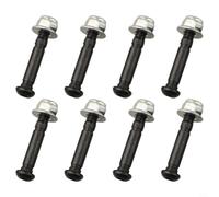 Comgooldool Heavy Duty Shear Bolt Set per 61 cm Snow Thrower (8) | Include dadi di bloccaggio, impedisce l'allentamento, opzioni a 4 o 8 pin, montaggio rapido per un uso immediato