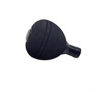 Comgooldool Manopola per mulinello da pesca modificata in EVA per Daiwa, compatibile con dimensioni dell'albero 27 mm x 4 mm, adatta a Shimano e altre marche da 26,5 a 27,5 mm, leggera, acqua (nero)