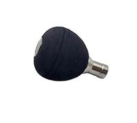 Comgooldool Manopola per mulinello da pesca modificata in EVA per Daiwa, compatibile con dimensioni dell'albero 27 mm x 4 mm, adatta a Shimano e altre marche da 26,5 a 27,5 mm, leggera, acqua (argento