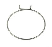 Comgooldool Molla per mozzo della bicicletta per mozzi Novatec Quanto, componente di ricambio in metallo per riparazione mozzo posteriore, nero, diametro 20 mm/26 mm (26 mm con gancio)