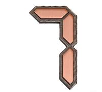 Comgooldool Numeri civici facili da installare, 5 cm, non sono necessari | Autoadesivo, nessun attrezzo necessario, per installazione istantanea, superfici piane pulite, cifre alte 5 cm (7)
