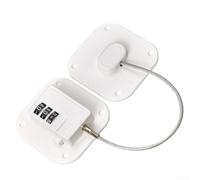 Comgooldool per il bambino per la prova Cabinet Lock Design invisibile sicuro per il bambino (bianco)