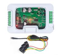 Comgooldool PZEM-6L24 Modulo contatore di energia CA trifase, con RS485 e UART, monitoraggio della potenza attiva/reattiva 380 V 100 A, per automazione industriale e sistemi IoT (Host + chiuso)