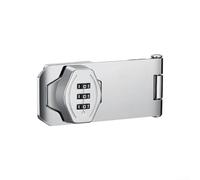 Comgooldool Serratura senza chiave con combinazione di password, serratura meccanica per cassetti in lega di zinco, per ufficio, armadietti, cassette postali, facile installazione, 7,6 cm/10,2 cm