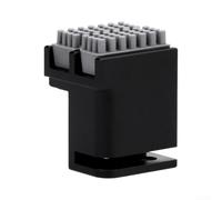 Comgooldool Set di pulizia ugelli in alluminio per stampanti 3D Bambu X1 P1, include spazzola e 4 raschietti in silicone, installazione rapida a scatto per X1C X1E P1P P1S pulizia efficiente (A)