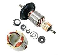 Comgooldool Set di ricostruzione della bobina dell'armatura e del campo per RH540 RH540S, include il rotore 1619P10864 e lo statore 1619P08324 con 5 accessori per la riparazione del motore