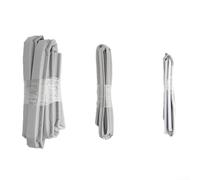 Comgooldool Set spelafili in polietilene per finestre scorrevoli in acciaio e plastica, guarnizione esterna 3 m + guarnizione interna da 3 m + guarnizione centrale da 1,5 m, grigio, striscia isolante