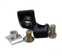 Comgooldool Staffa di montaggio in metallo per AVID-Match Maker X MMX-Elixir CR-Mag X0 XX, adattatore ad anello per morsetto del freno per bicicletta, sinistra e destra, nero (destra)