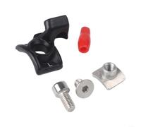 Comgooldool Staffa di montaggio in metallo per AVID-Match Maker X MMX-Elixir CR-Mag X0 XX, adattatore ad anello per morsetto del freno per bicicletta, sinistra e destra, nero (sinistra)