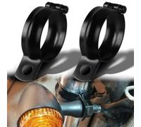 Comgooldool Staffa di montaggio per forcella anteriore per moto, 42-51 mm, 2 pezzi, supporto per riposizionamento luci, indicatori faro, luce spot su barra paraurti moto
