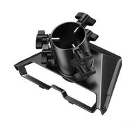 Comgooldool Staffa di montaggio per tubo adattatore per Starlink Gen-3, supporto antenna in lega di alluminio con manicotto profondo e gestione dei cavi, installazione senza attrezzi per pali da 30-52
