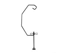 Comgooldool Supporto magnetico per lanterna da tavolo IGT, gancio per lampada in ferro resistente con clip di stoccaggio per campeggio Ing Picnic notte pesca garage cucina uso nero