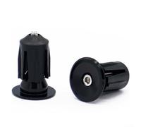 Comgooldool Tappi terminali per manubrio della bicicletta in lega di alluminio per barre da 15,9-21,4 mm, tappi leggeri per bici pieghevoli da strada di montagna, misura espansiva in nero rosso (nero)
