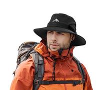 Comhats Cappelli impermeabili da pioggia per uomini e donne, per tutte le stagioni, per passeggiate, golf, safari, pesca, escursionismo, regolabile, ripiegabile, antivento, 54-63 cm