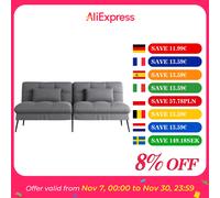 COMHOMA Fold-out Futon Cover Sofa Sleeper Sleeper Fits divano ad angolo divano a 3 posti per ospiti con tessuto schienale regolabile Blu profondo