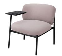 COMHOMA Poltrona lounge poltrona relax moderna con gambe in metallo, divano singolo per soggiorno/camera da letto/giardino, viola