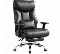 COMHOMA Sedia da ufficio ergonomica, con poggiatesta 3D e supporto lombare 3D, braccioli regolabili, sedia da ufficio con funzione basculante e ribaltabile