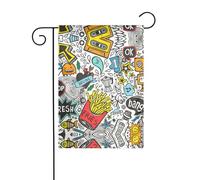 Comic Art - Bandiera da giardino, decorazione per cortile