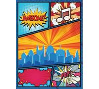 COMIC CANVAS ARTBOOK: 8.25 x 11 Inch 100 Smooth Blank Pages | Gift for Artists, Students & Selfcare lovers | For Art, Education, Travel & Home