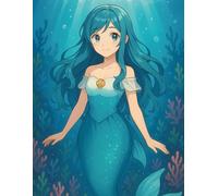 Comic Panel Journal - Mermaid’s Ocean Tale: An underwater-themed comic sketchbook with rotating panel pages and uplifting creative quotes