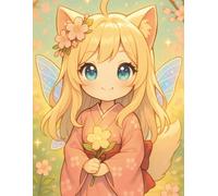 Comic Panel Notebook - Sakura Fox Girl: A creative space to draw scenes, build stories, and explore your imagination.