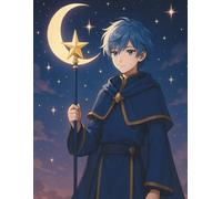 Comic Panel Sketchbook - Fantasy Night Mage: A creative space to plan scenes, draw stories, and bring your imagination to life