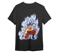 Comic Studio | Dragon Ball Super Maglietta | Licenza Ufficiale | Goku Ultrainstinkt | Nero | XL
