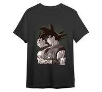 Comic Studio Dragon Ball Super Maglietta | Licenza Ufficiale | Goku & Vegeta | Nero | M T-Shirt, M Unisex