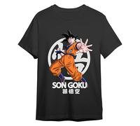 Comic Studio | Dragon Ball Z Maglietta | Licenza Ufficiale | Goku | Nero | S