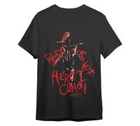Comic Studio Incubo su Elm Street Maglietta | Licenza Ufficiale | Freddy Krueger | Nero | M T-Shirt, M Unisex