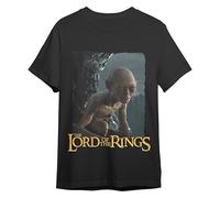 Comic Studio Signore degli Anelli Maglietta | Licenza Ufficiale | Gollum| Nero | L T-Shirt, Unisex