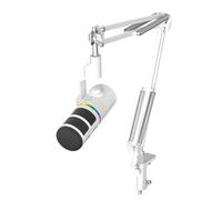 COMICA EJoy D10 A XLR USB Microfono Dinamico con Supporto a Braccio per Gaming/Streaming live/TikTok/Registrazione Podcast, con Luce RGB e Pulsante Muto per PC, Smartphone, Computer, Mac, Xbox, PS4/5