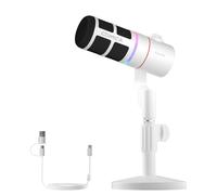 COMICA EJoy D10(D) RGB Microfono dinamico cardioide (bianco)