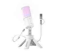 COMICA EJoy Uni S RGB Microfono a condensatore USB (bianco)