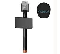 COMICA HR-WM Interview Adattatore palmare per Rode Wireless GO/BoomX-D/D Pro/BoomX-U Microfono Lavalier senza fili, maniglia per microfono per notizie, interviste TV e riprese video, ecc.