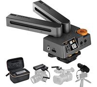 COMICA Kit microfono fotocamera, microfono shotgun supercardioide ALL-IN-ONE Traxshot per smartphone, fotocamera DSLR Canon/Sony, videocamera, microfono di registrazione esterno per/Youtube/Vlog