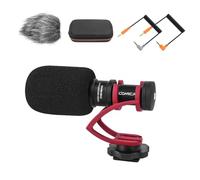 COMICA Microfono per fotocamera, CVM-VM10II, microfono direzionale Cardioid Shotgun video camcorder microfono per Canon, Nikon, Fuji, Sony, Panasonic, Olympus DSLR, smartphone (con manicotto vento)