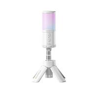 COMICA Microfono USB a condensatore cardioide Ejoy Uni S RGB per smartphone e computer, supporta controllo del guadagno e disattivazione audio per gaming, podcasting, registrazione e streaming live -
