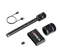 COMICA Revo S Microfono portatile wireless per iPhone 15 16, microfono USB C per interviste con registrazione a 48 kHz/24 bit, durata della batteria 15H, ideale per creatori di contenuti/reporter