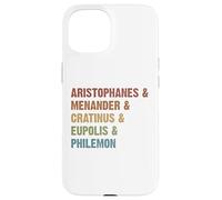 Comici greci Aristofane Ampersand per donne e uomini Custodia per iPhone 15